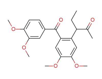 3-[2-(3,4-dimethoxybenzoyl)-4,5-dimethoxyphenyl]pentan-2-one