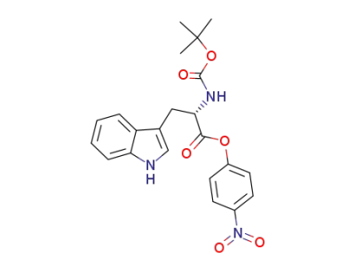 (tert-butyloxycarbonyl)-l-tryptophan p-nitrophenyl ester