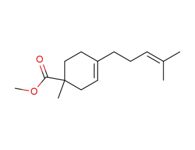 methyl ester of 1-methyl-4-(4-methyl-3-pentenyl)-3-cyclohexene-1-carboxylic acid