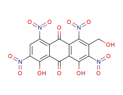 4,5-dihydroxy-2-hydroxymethyl-1,3,6,8-tetranitro-anthraquinone